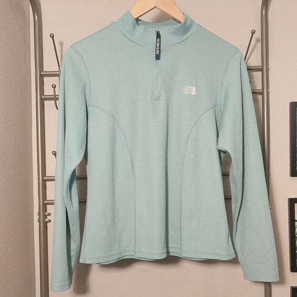 The North Face Jackets & Blazers - North Face 1/2 Zip Seafoam Green/Blue size L
